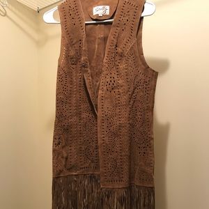 Scully Suede Fringe Vest